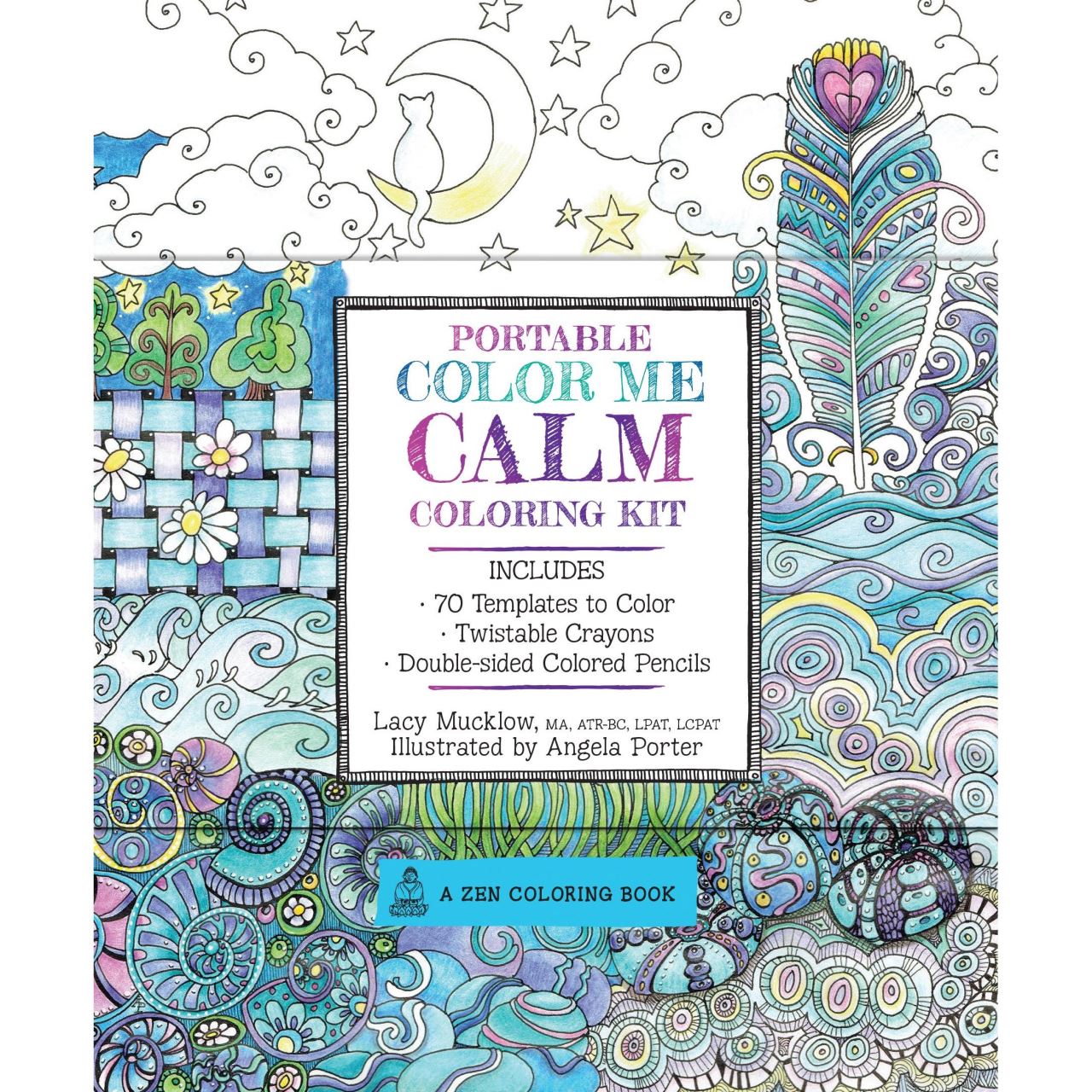 PORTABLE COLOR ME CALM COLORING KIT - Antic Exlibris