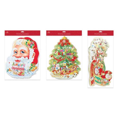 Medium Glitter Christmas Decoration - Imagine 1
