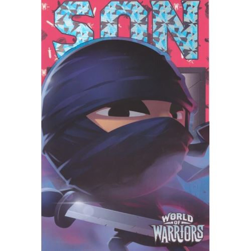 World Of Warriors- Birthday Card