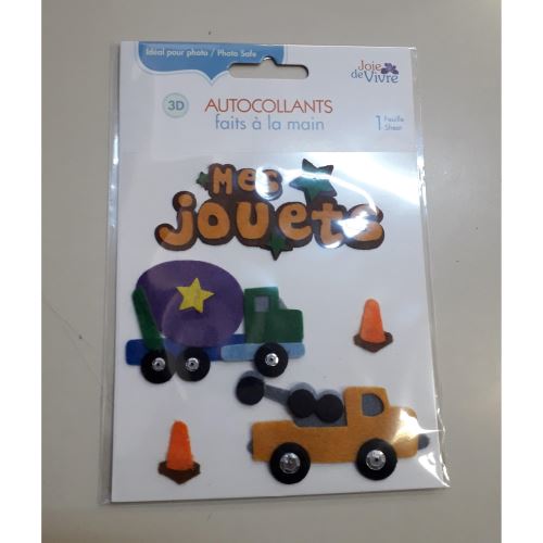 3D Autocollants, Mes Jouets