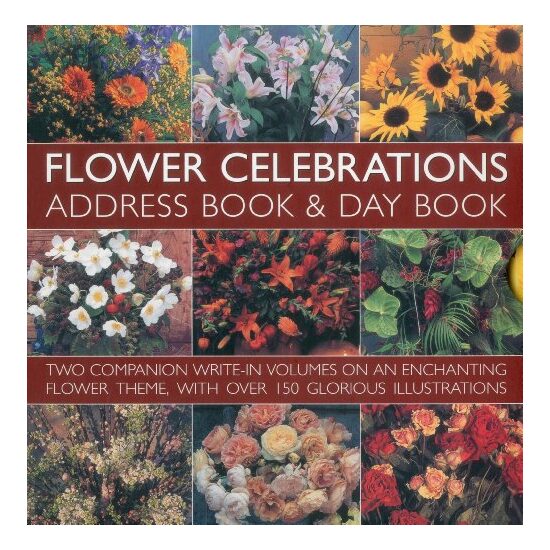 Flower Celebrations Address Book and Day Book Set