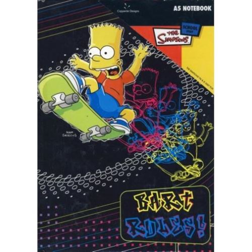 Bart Simpson A5 Notebook