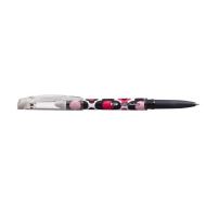 Flower Body Uni-ball Roller Black Gel Pen 0.7