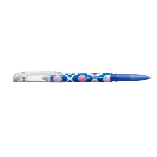 Flower Body Uni-ball Roller Dark Blue Gel Pen 0.7