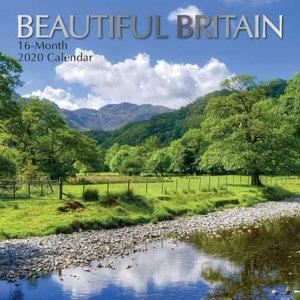 Beautiful britain 2020 square wall calendar
