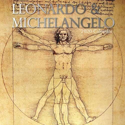 Leonardo & michelangelo : 2020 square wall calendar, paperback / softback book