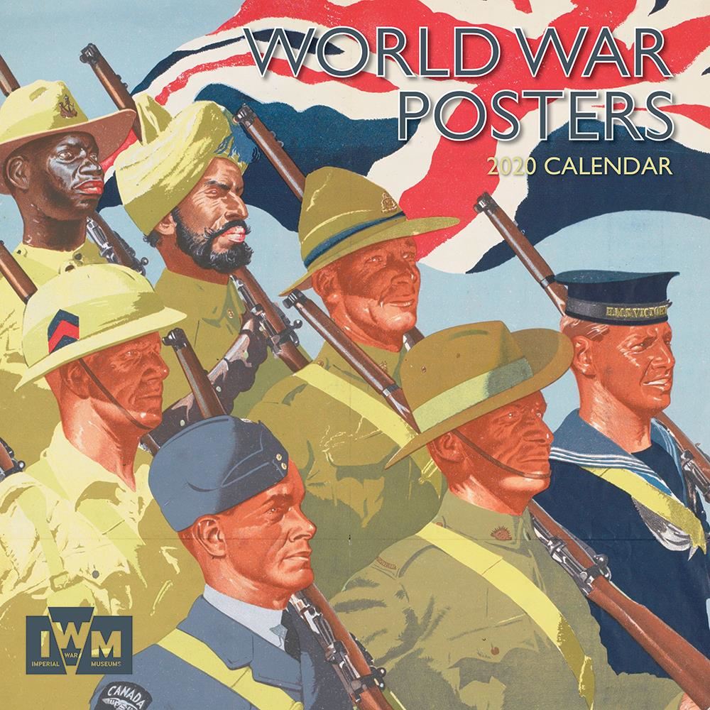 Iwm world war posters 2020 square wall calendar