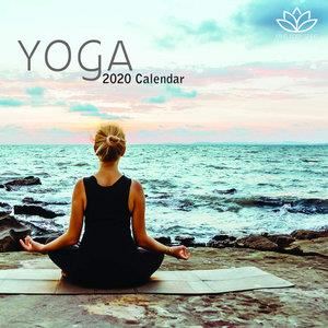 Yoga 2020 square wall calendar
