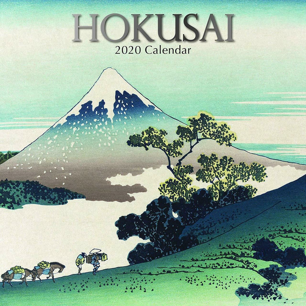 Hokusai 2020 - 16 month square wall calendar