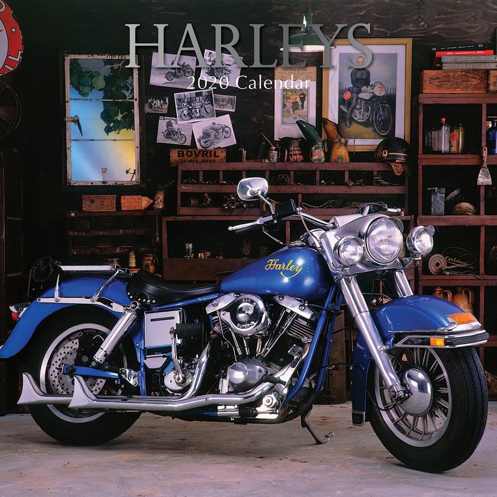 Harleys 2020 square wall calendar