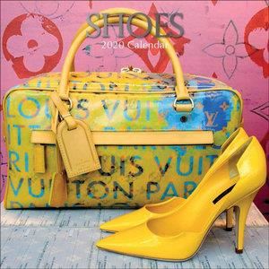 Shoes 2020 square wall calendar
