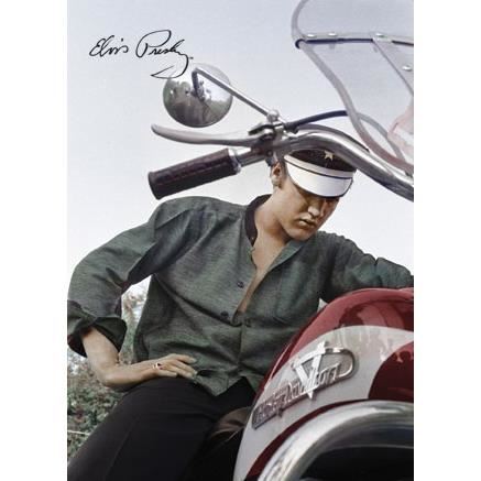 Elvis presley postcard, pyramid