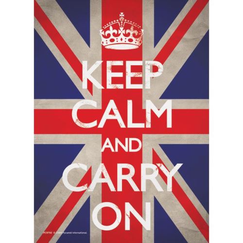 Keep Calm and Carry On Postcard, Pyramid - Imagine 1