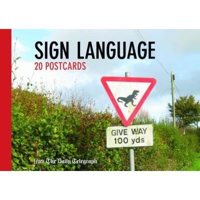 Daily Telegraph Sign Language Postcard Book