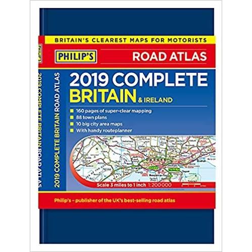 Philip's 2019 Complete Road Atlas Britain and Ireland