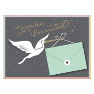 Cheree Berry Stork Stops Here Baby Shower Invite Notecards 